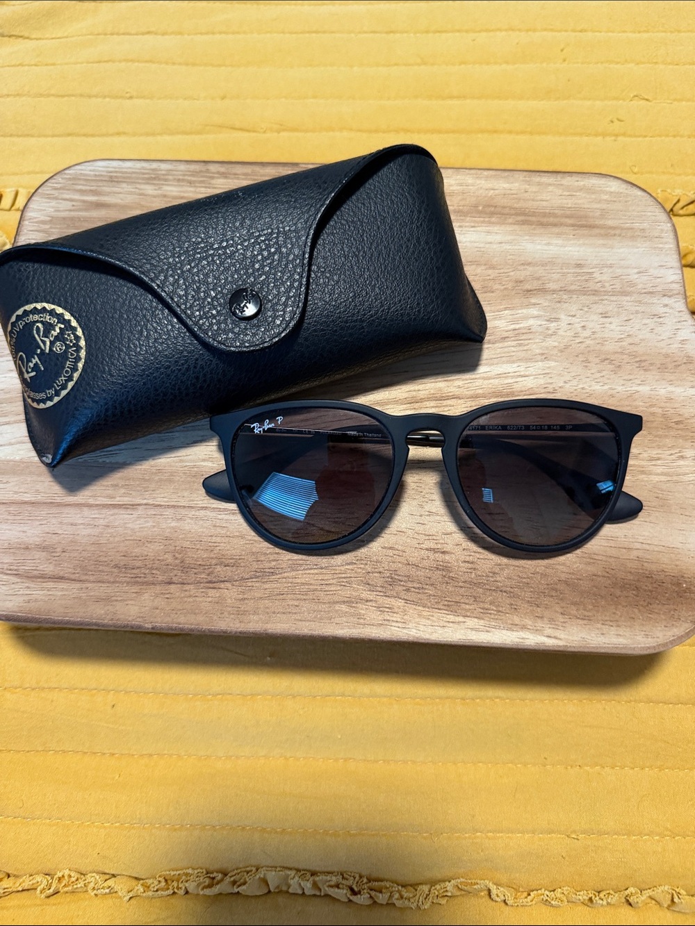 Ray-Ban Erika Sunglasses with Black Lenses